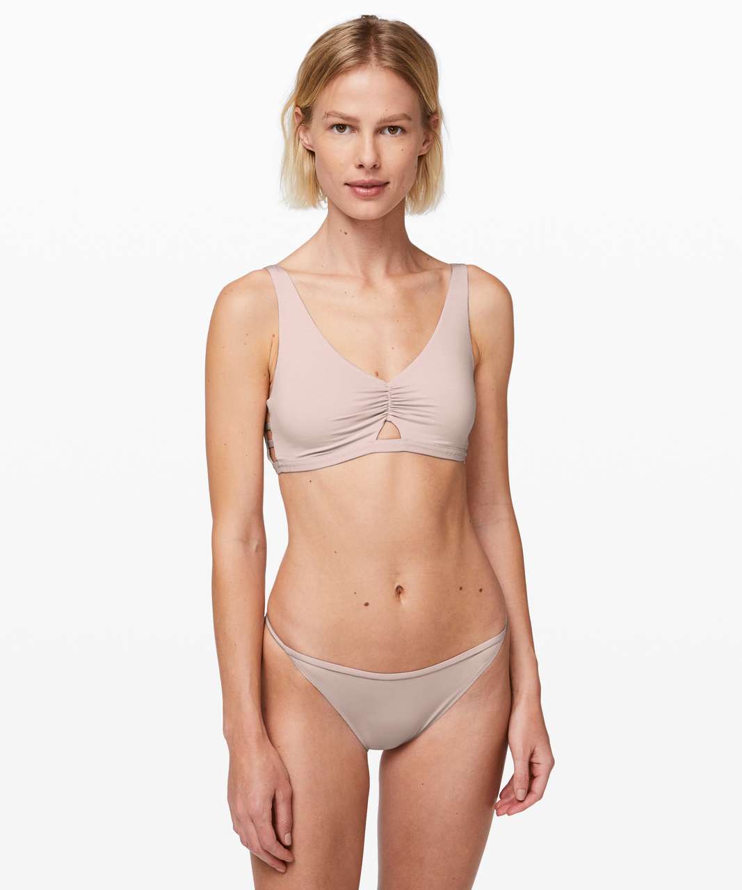 Lululemon Simply Gathered Bralette - Pink Bliss