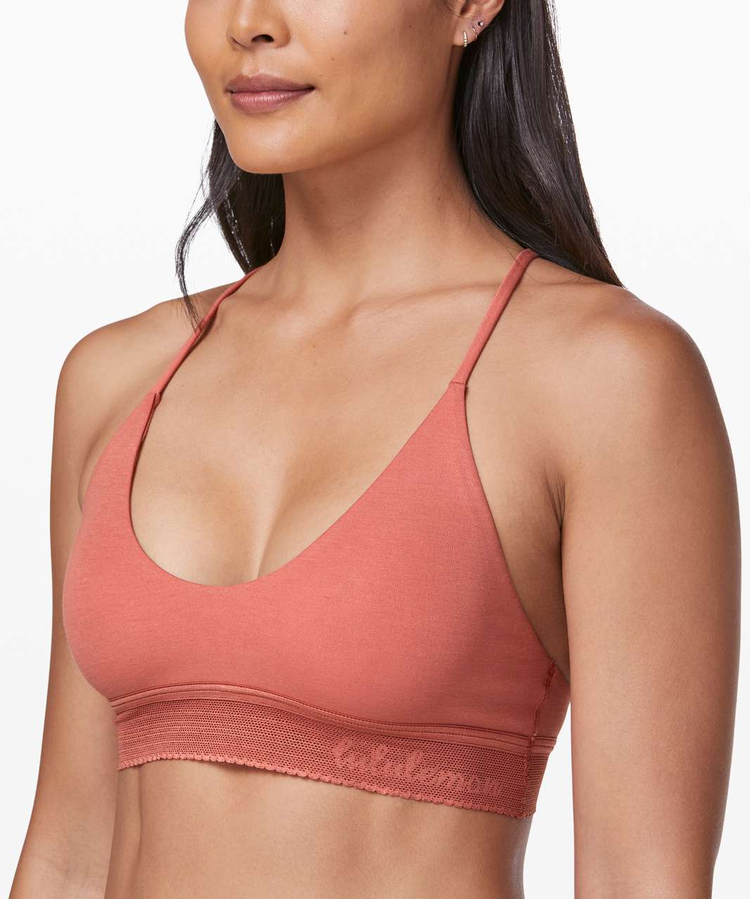 Lululemon Ever Essentials Bralette - Rustic Coral - lulu fanatics