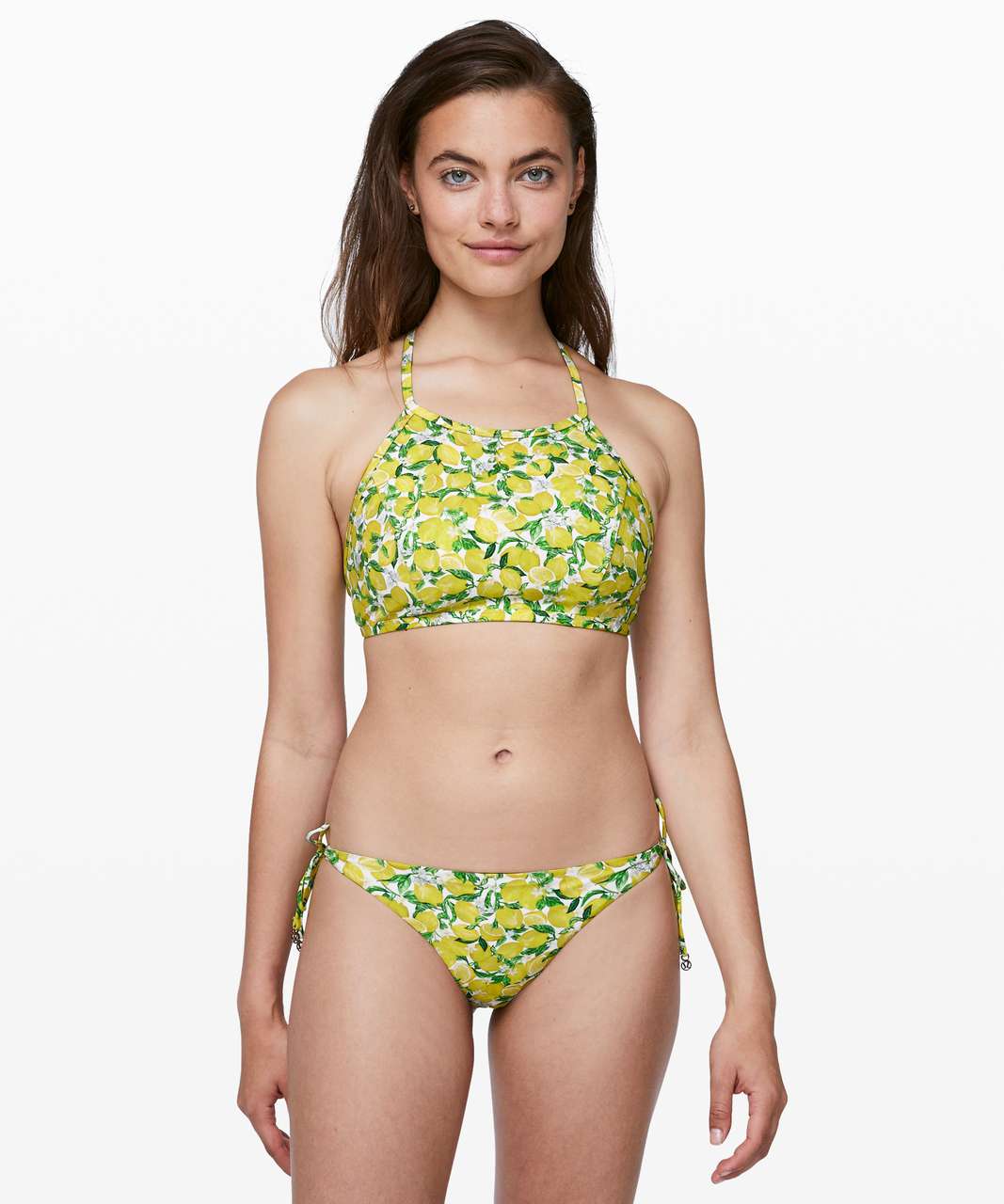 Sea Haze Bandeau Bikini Top Lemon