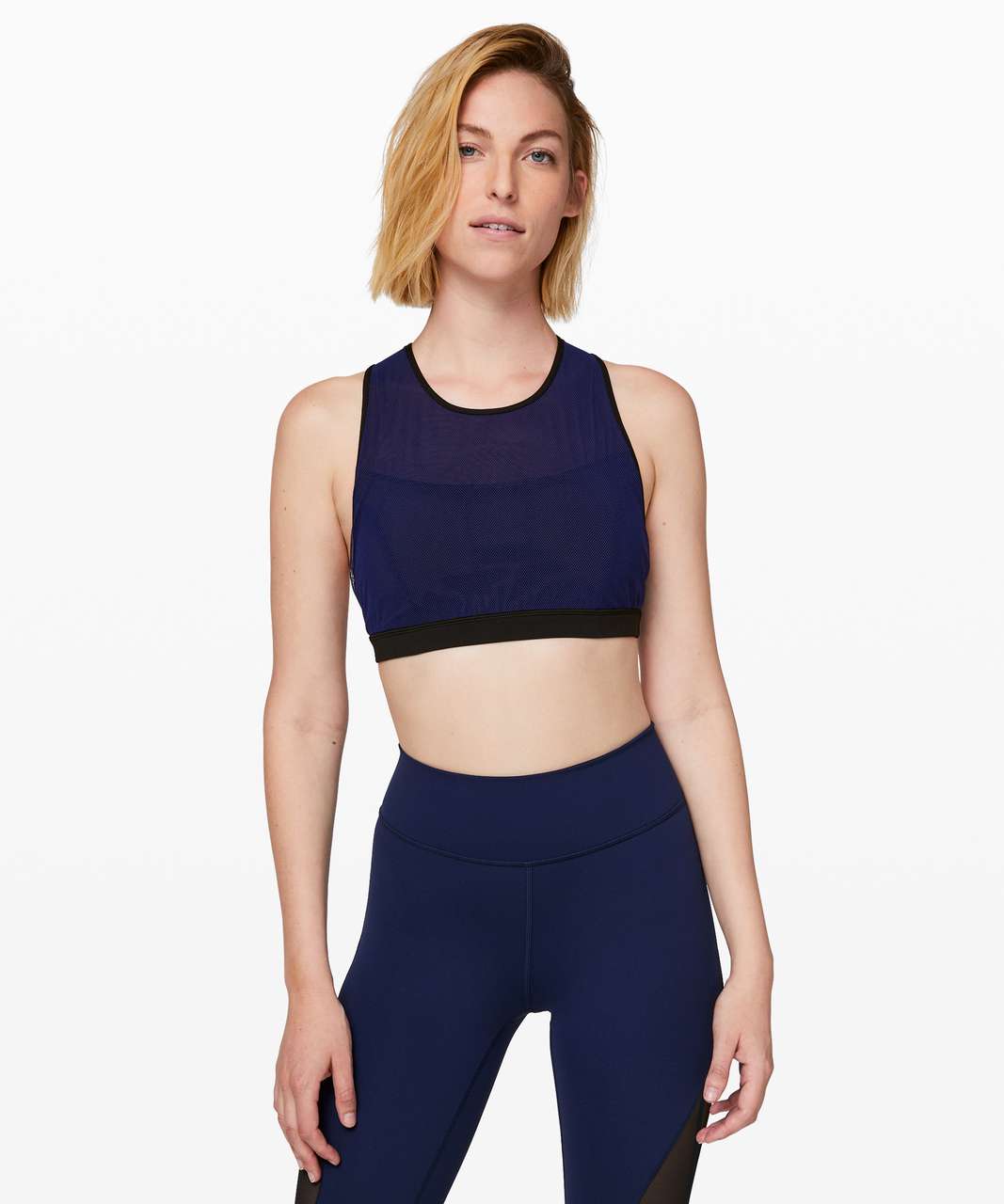 Lululemon Kaomi Bra *lululemon lab - Velvety Blue / Black