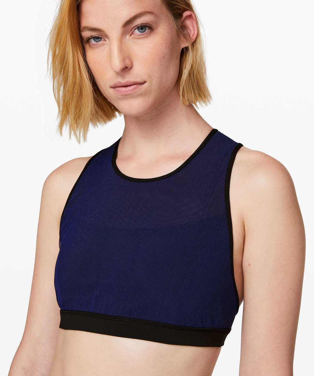 Lululemon Kaomi Bra *lululemon lab - Velvety Blue / Black - lulu fanatics