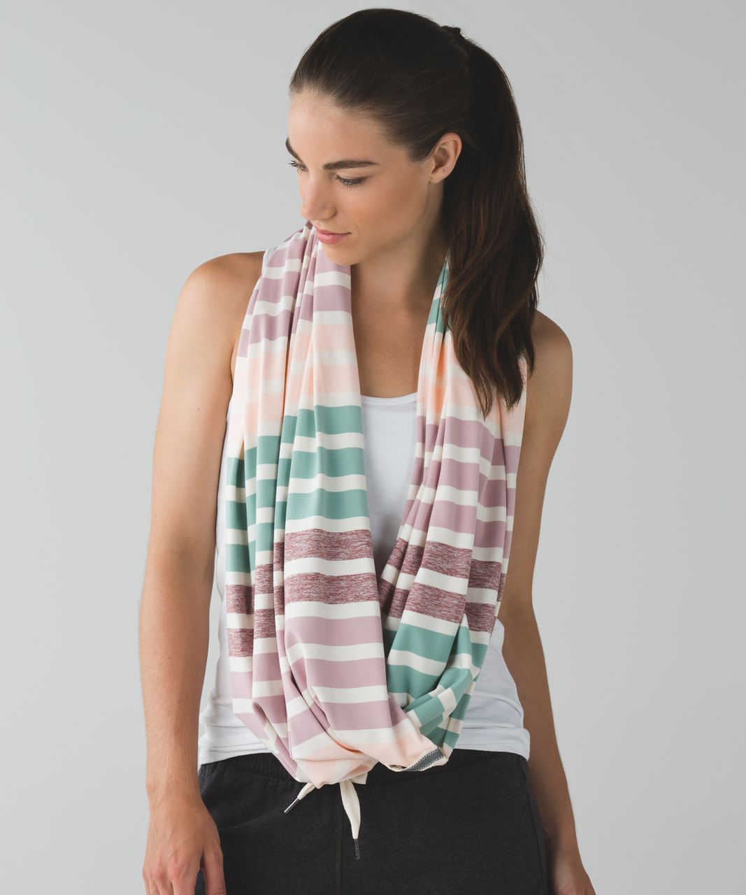 Lululemon Vinyasa Scarf - Triplet Twin Stripe Heathered Angel Wing Multi (First Release)