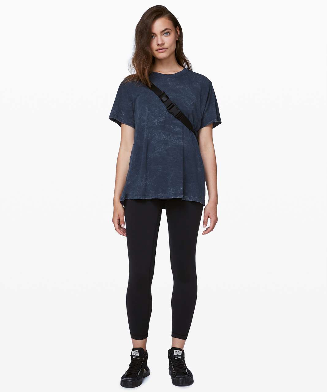 Lululemon All Yours Boyfriend Tee *Cloud Wash - True Navy (First Release)