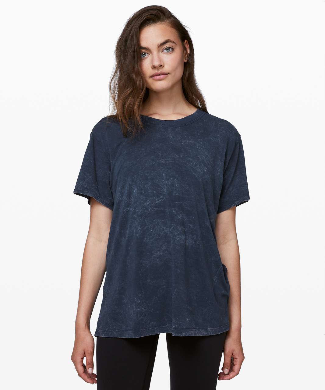 Lululemon All Yours Boyfriend Tee *Cloud Wash - True Navy (First Release)