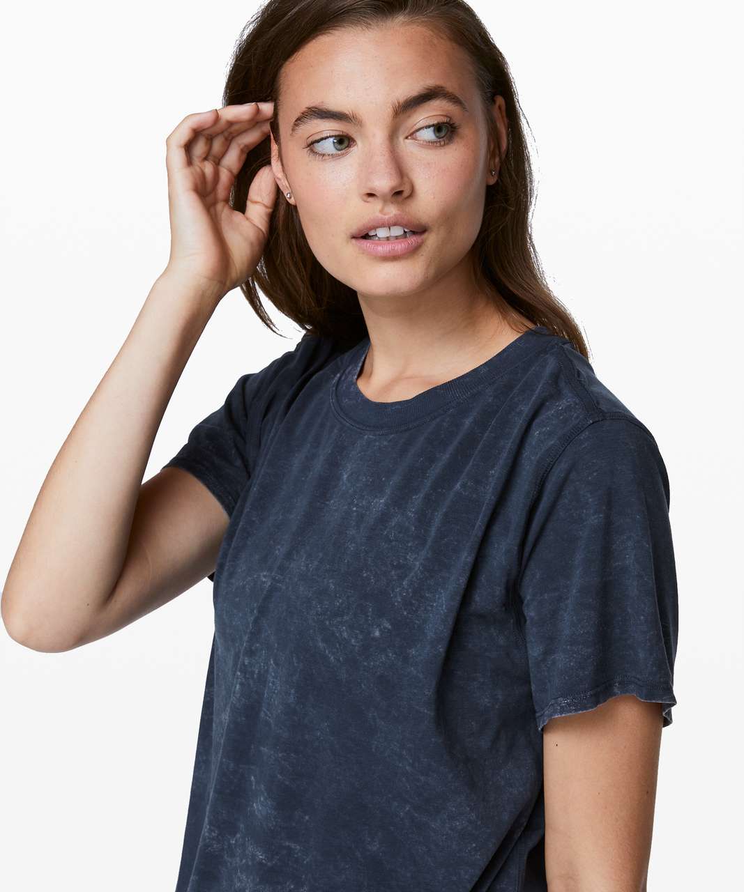 Lululemon All Yours Boyfriend Tee *Cloud Wash - True Navy (First Release)