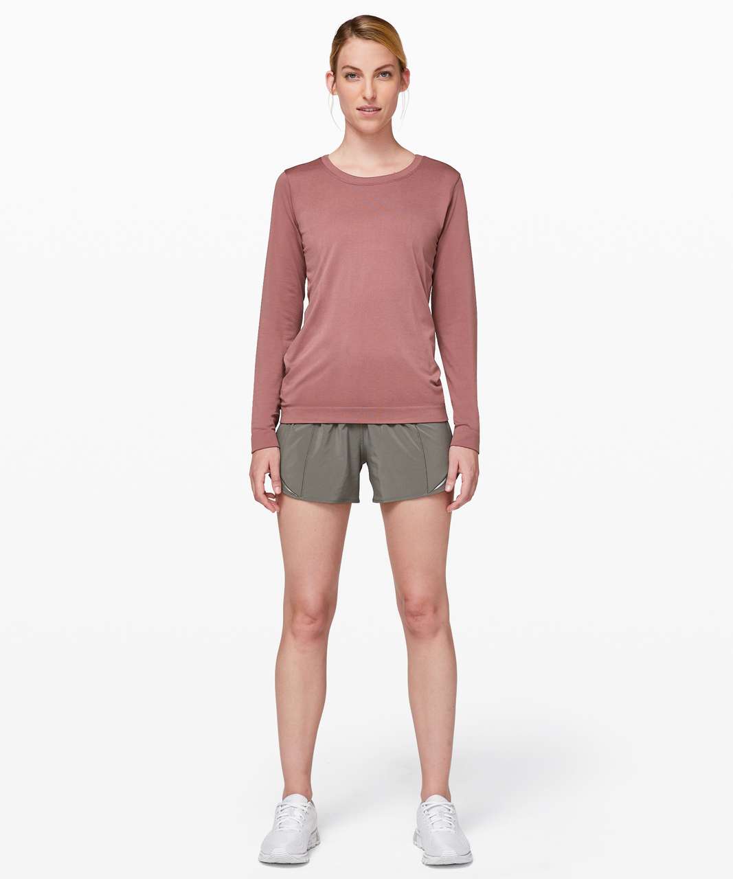Lululemon Swiftly Tech Long Sleeve (Breeze) *Relaxed Fit - Red Dust / Red Dust