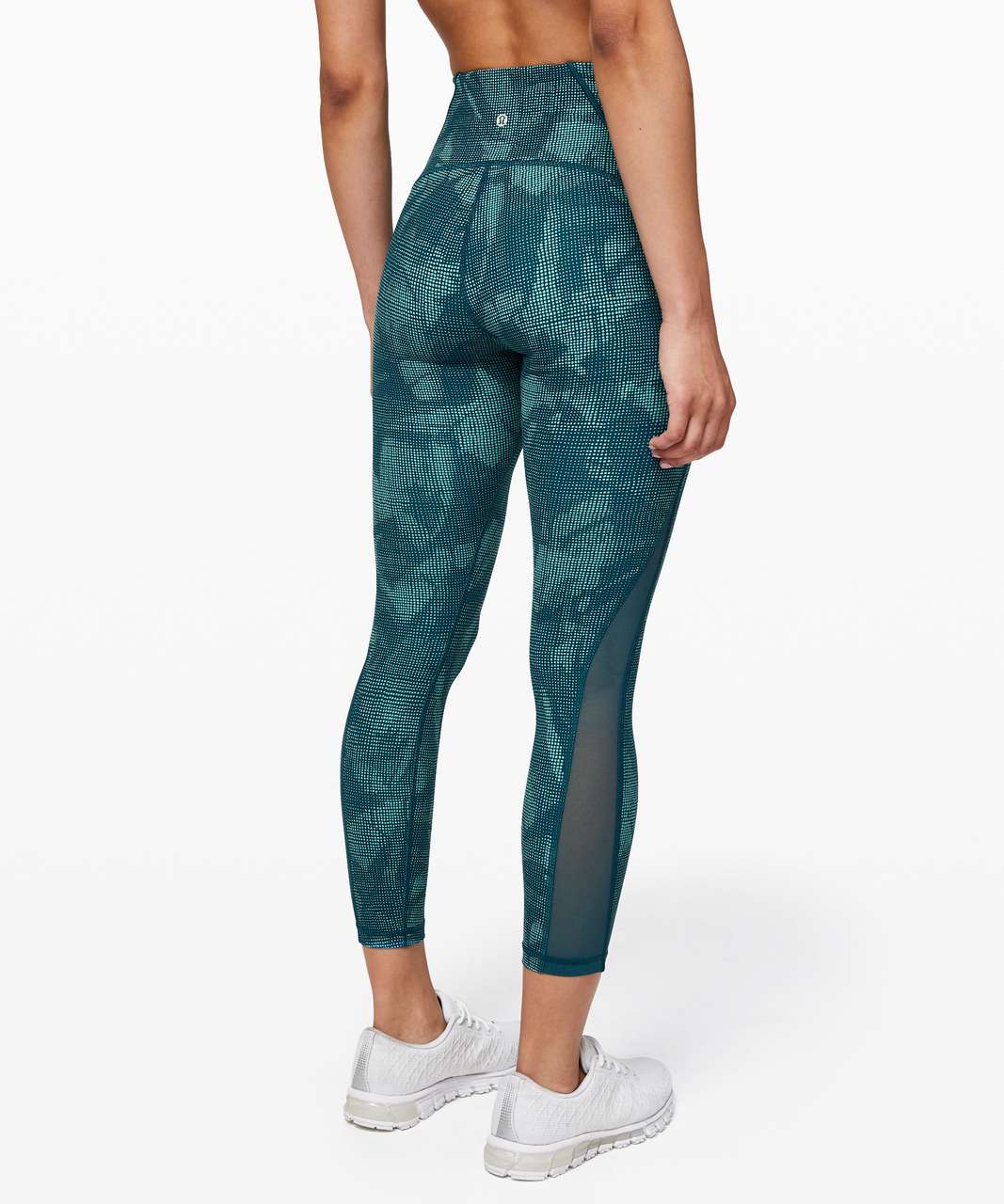 Lululemon Train Times Pant 25 - Illusion Tidal Teal Bermuda Teal / Bermuda  Teal - lulu fanatics