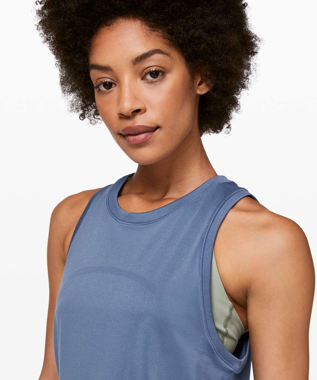 Lululemon Swiftly Breeze Tank *Relaxed Fit - Oasis Blue / Oasis Blue