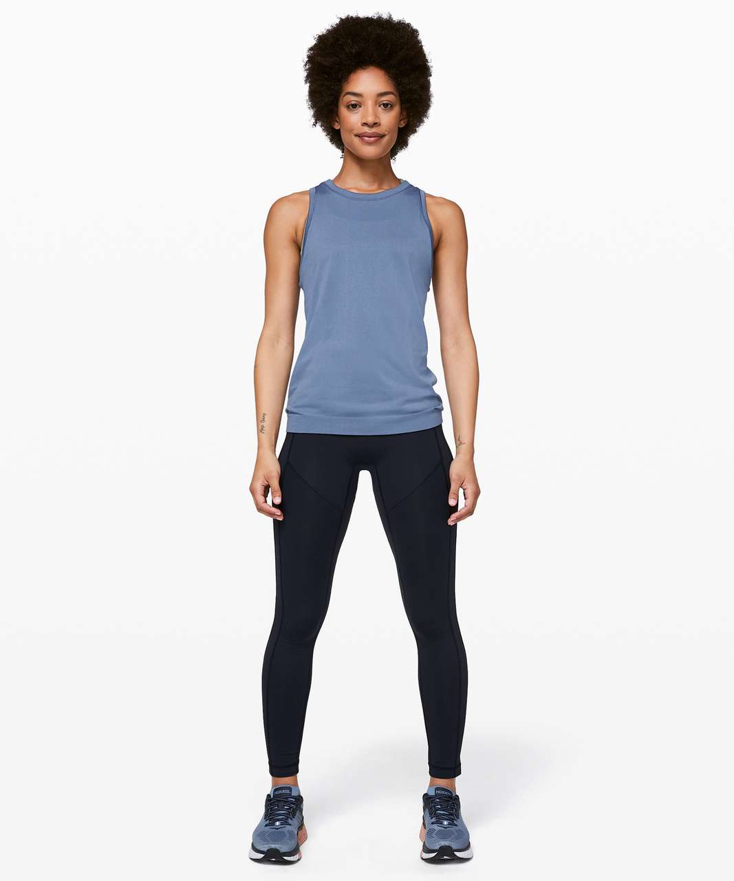 Louis Vuitton LV Blue Tank Top, Legging • Kybershop