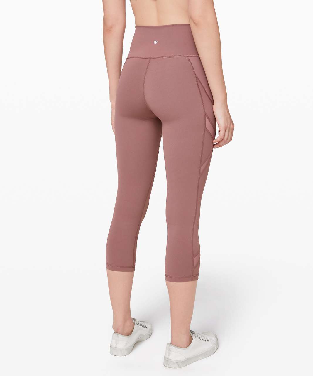 Lululemon Wunder Under High-Rise Crop 21" *Mesh - Red Dust