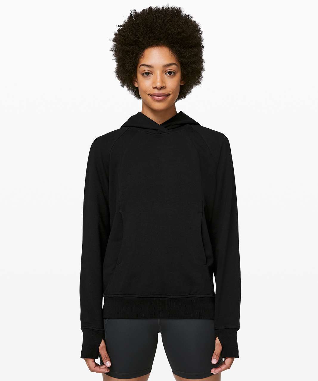 Lululemon Scuba Pullover - Black - lulu fanatics