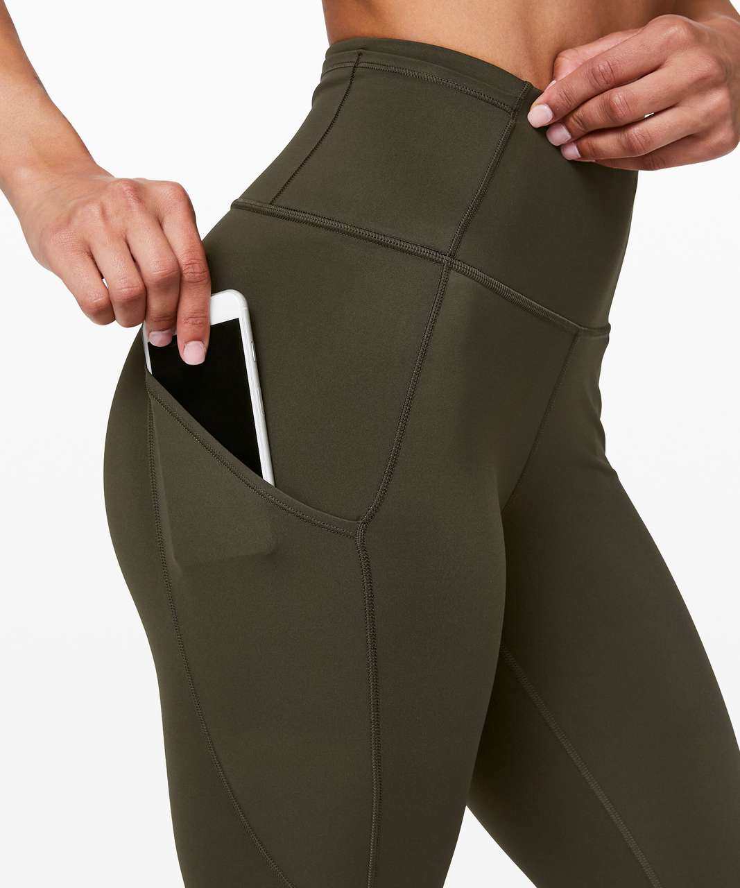 Lululemon Fast and Free Tight 31" *Non-Reflective - Dark Olive