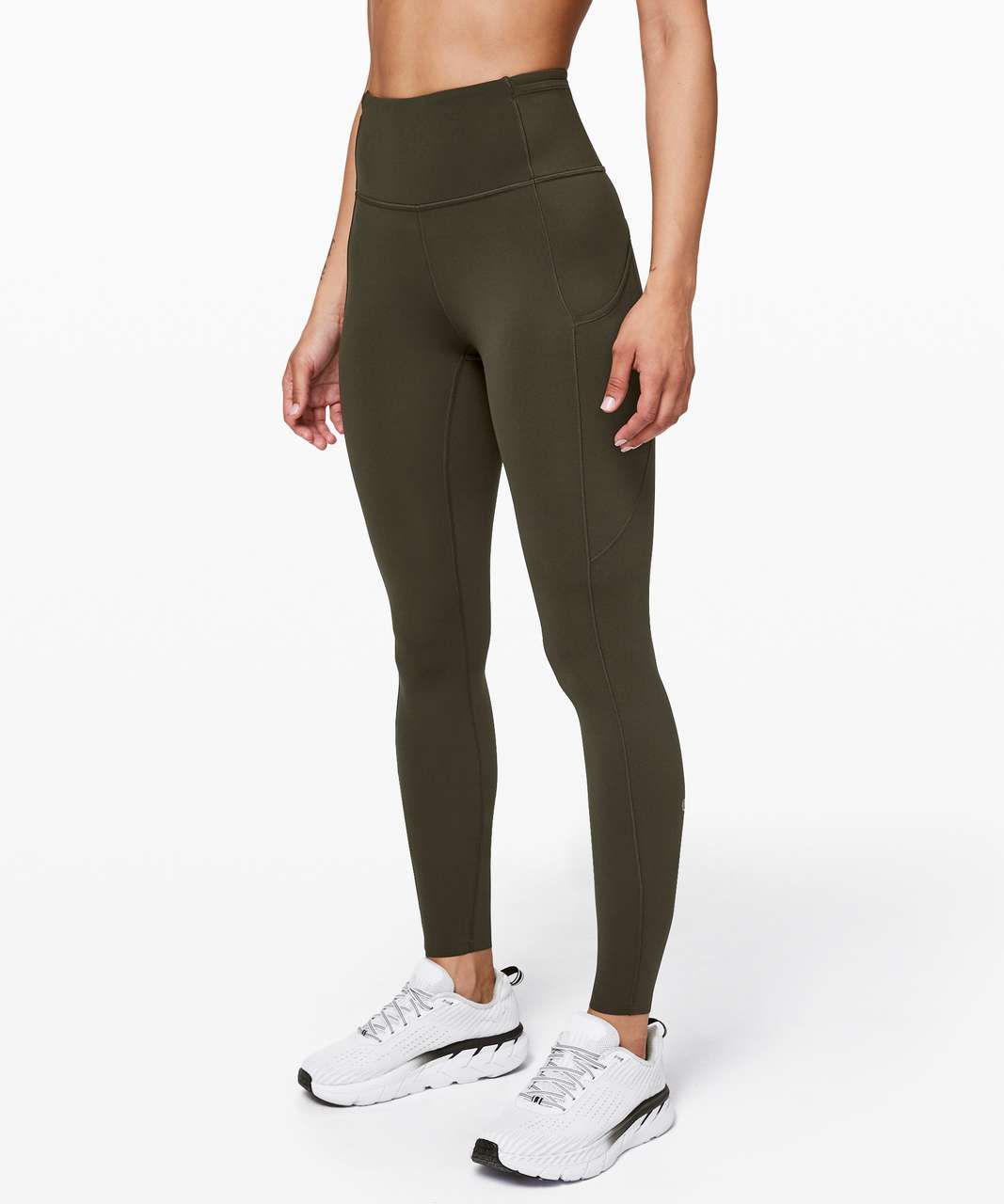 Lululemon Fast and Free Tight 31" *Non-Reflective - Dark Olive