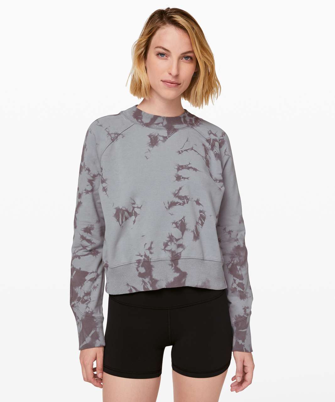 LULULEMON Women's Ready To Roll Crew Sweatshirt in Vapor Gray Size