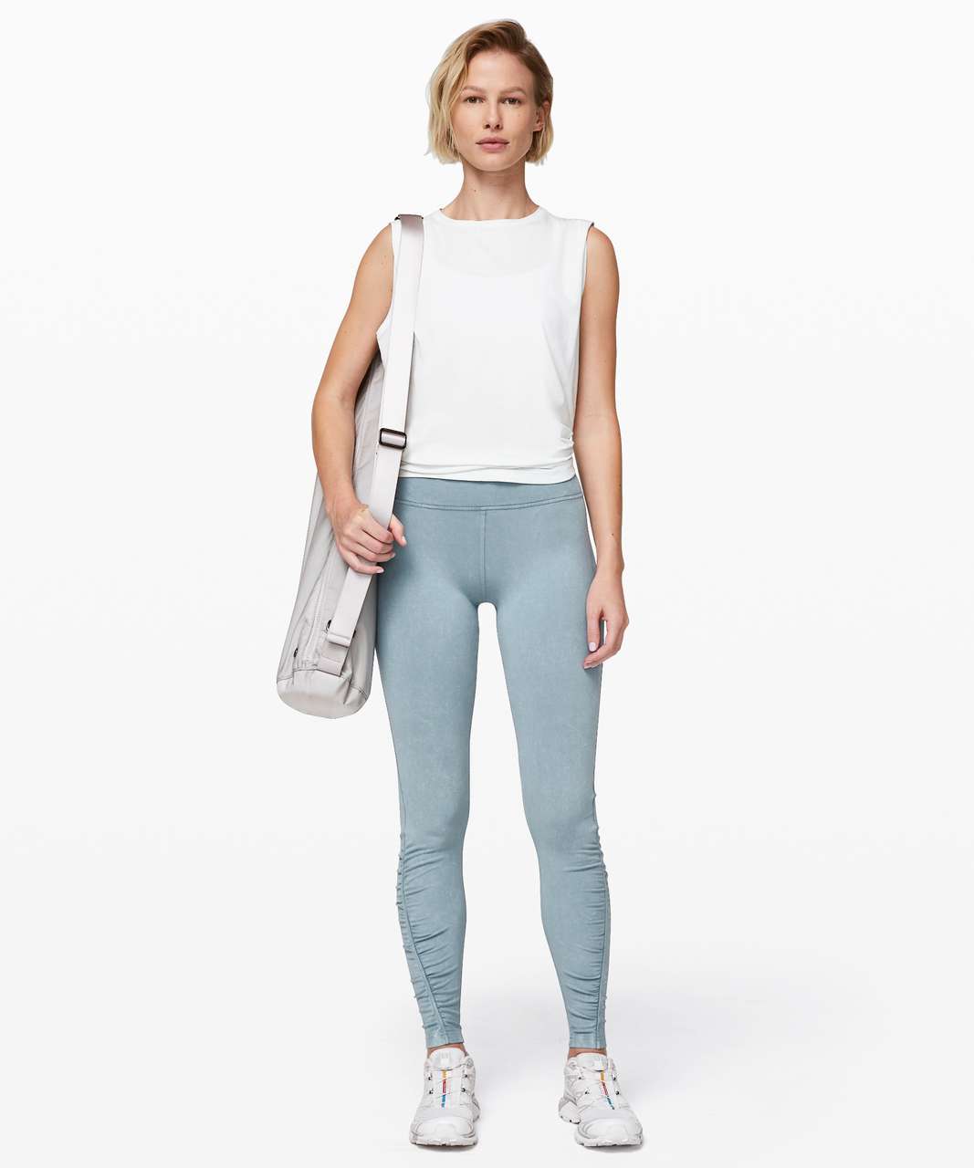 Lululemon Inner Glow Tight 28" - Washed Chambray