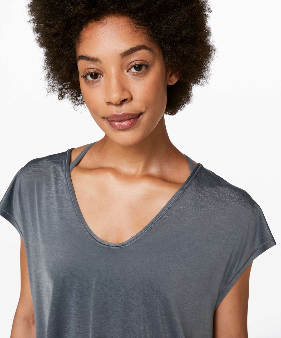 Lululemon Playful Practice Short Sleeve - Solar Grey