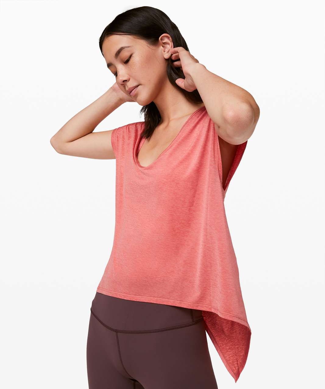 Lululemon Playful Practice Short Sleeve - Rustic Coral