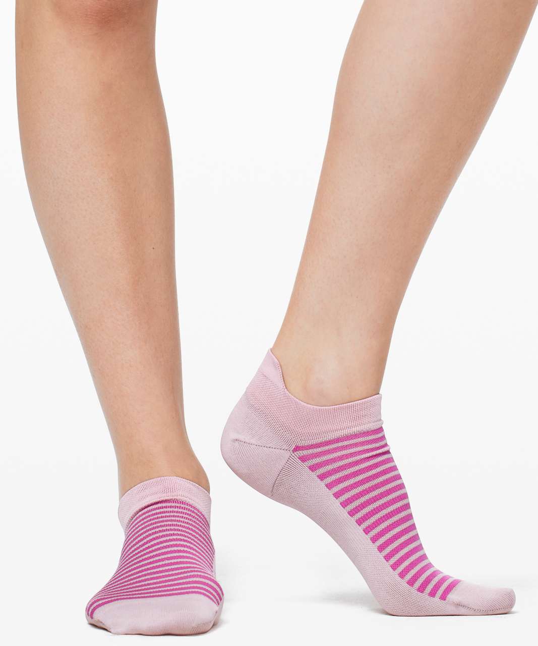 Lululemon Light Speed Sock *Silver - Dusty Pink / Sonic Pink