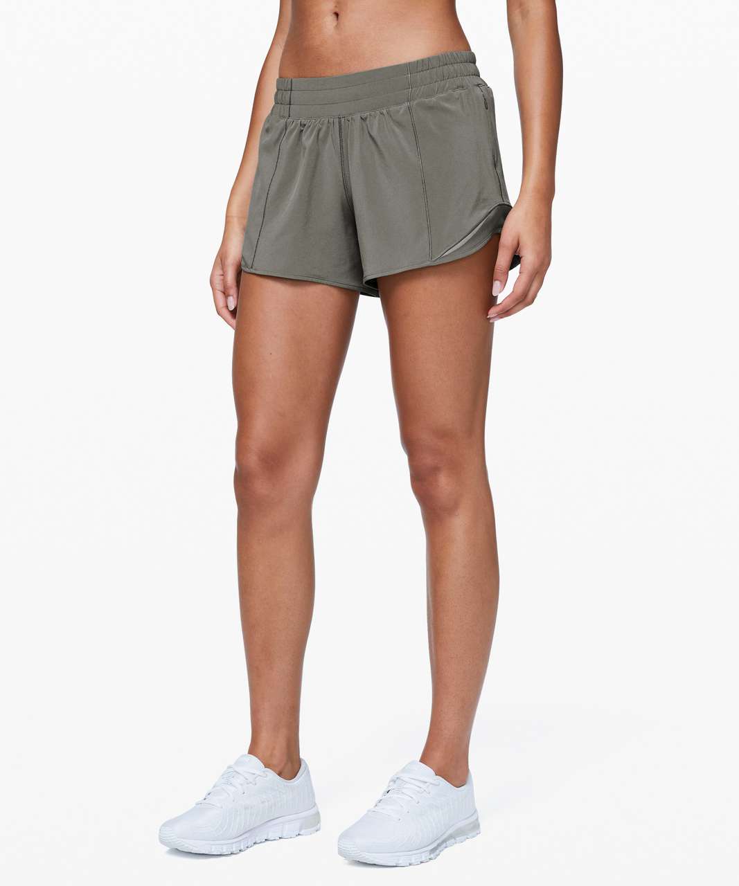 Lululemon Hotty Hot Short II *Long 4 - Grey Sage - lulu fanatics