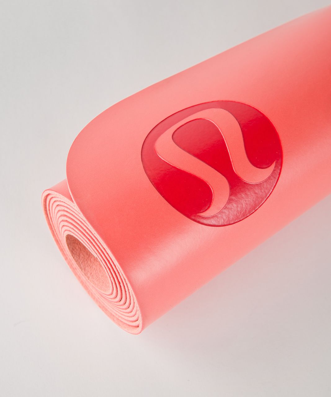 Lululemon The Reversible (Un) Mat *Lightweight Travel - Cape Red / Sunny Coral
