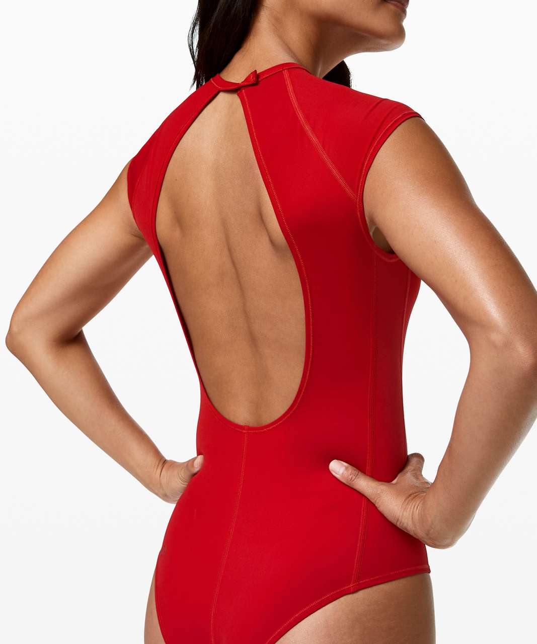 Lululemon By the Bay Skimpy One-Piece - Dark Red