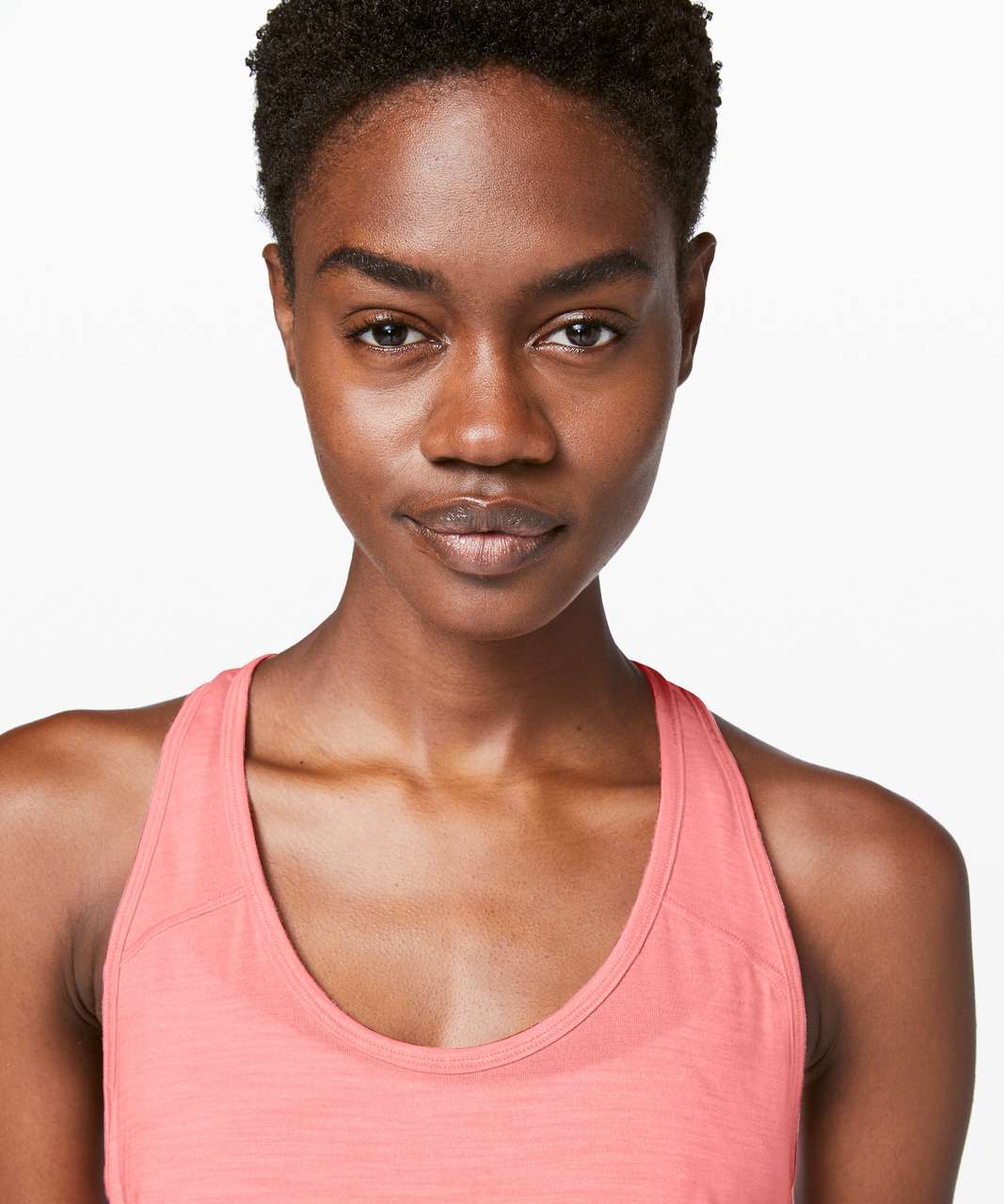 Lululemon Essential Tank - Heathered Light Coral