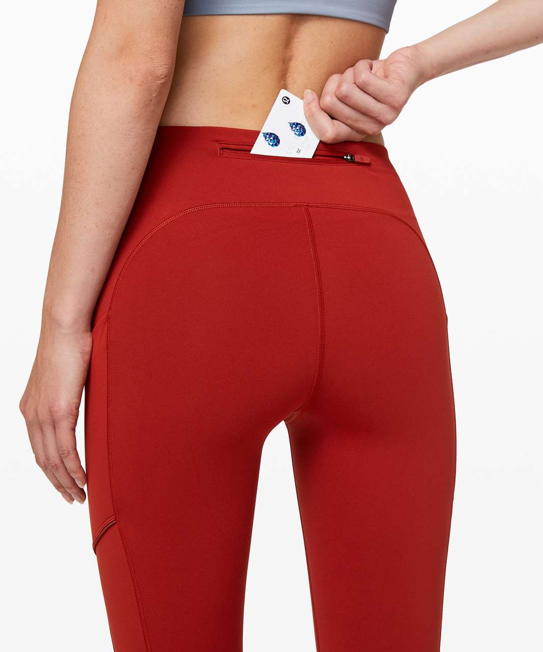 Lululemon Speed Up Crop *21" - Cayenne