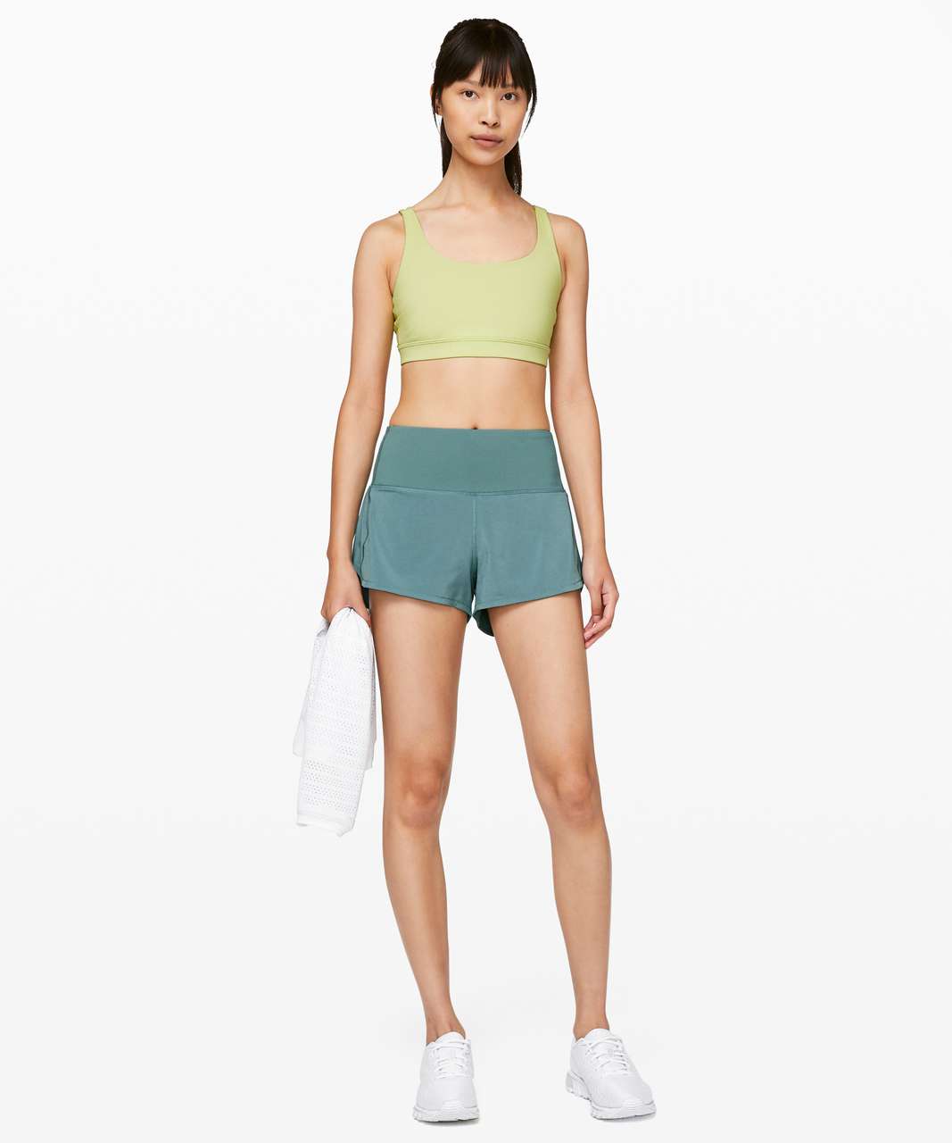 Lululemon Speed Up Short High-Rise *2.5" - Aquatic Green