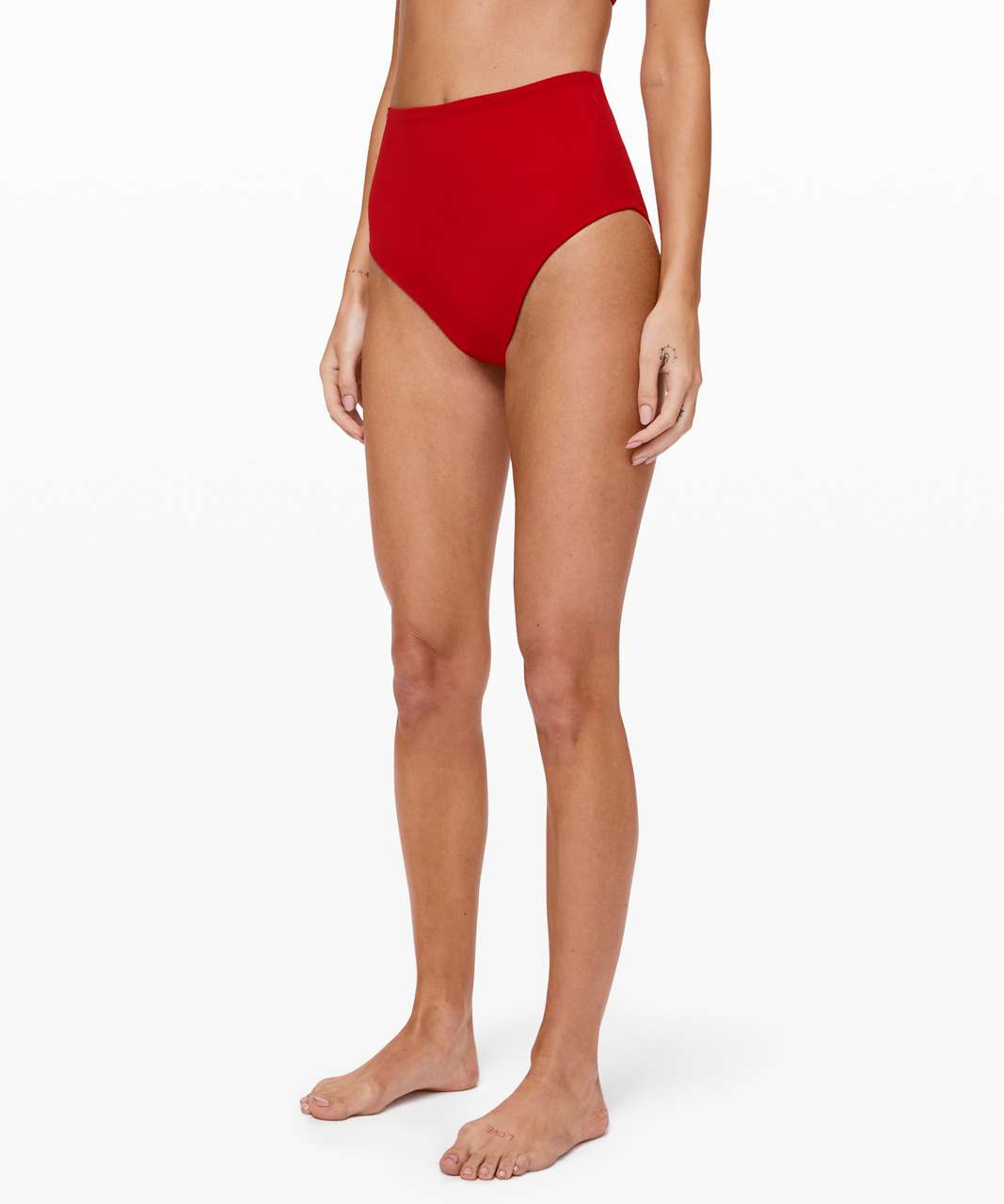 Lululemon Deep Sea High Waist Bottom - Dark Red