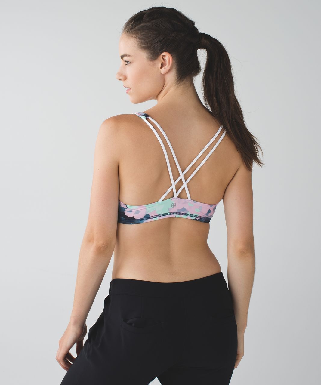 Lululemon Free To Be Bra - Clouded Dreams Multi / White