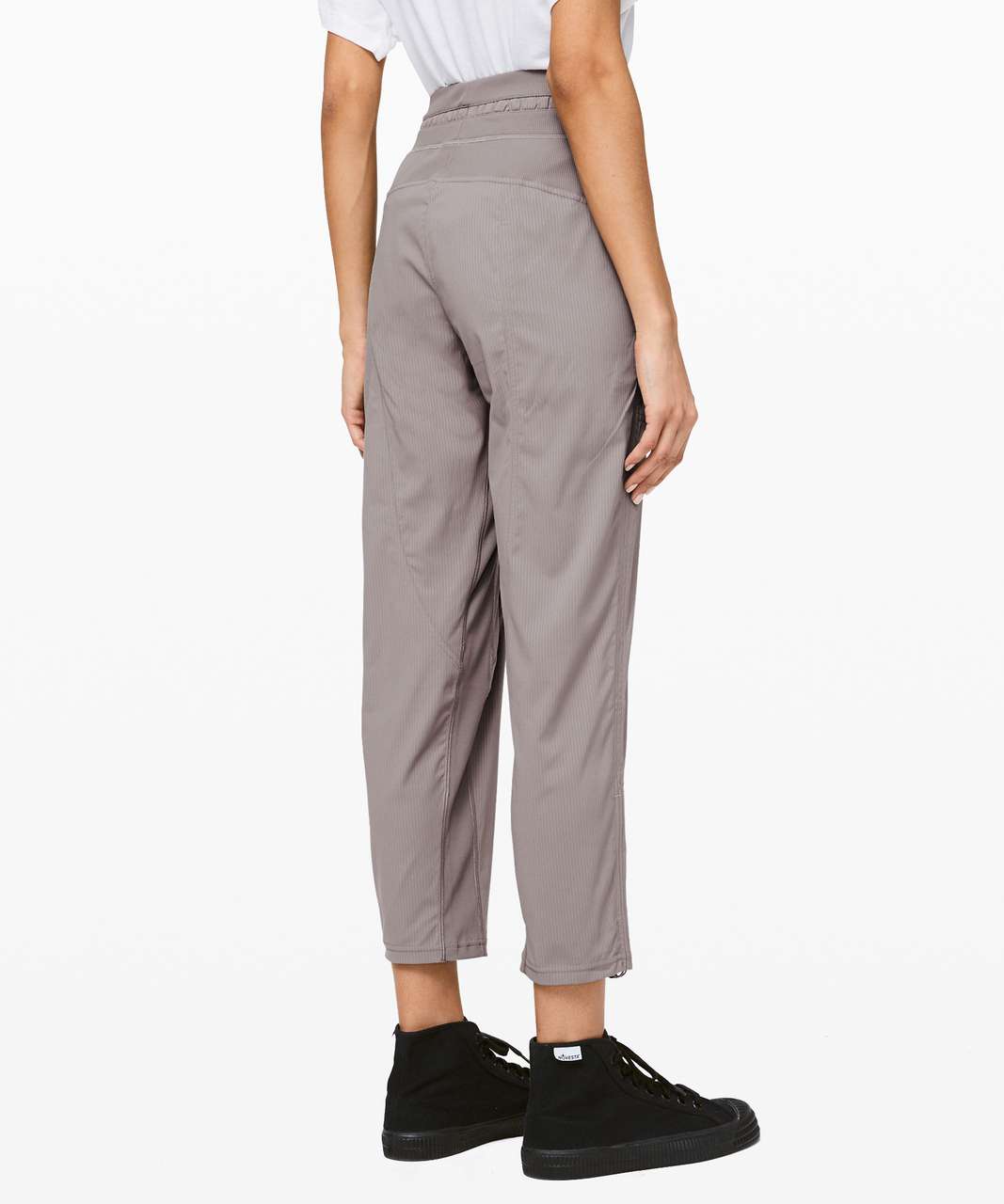 lululemon athletica, Pants & Jumpsuits, Lululemon 222 Dance Studio  Midrise Crop 25 Raw Linen 4