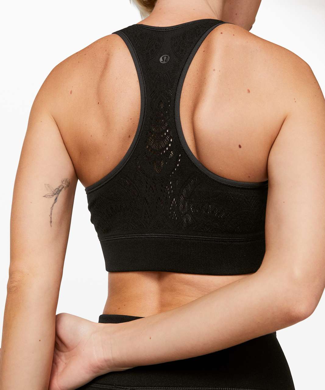 Lululemon Reveal Bra *Zen Expression - Black