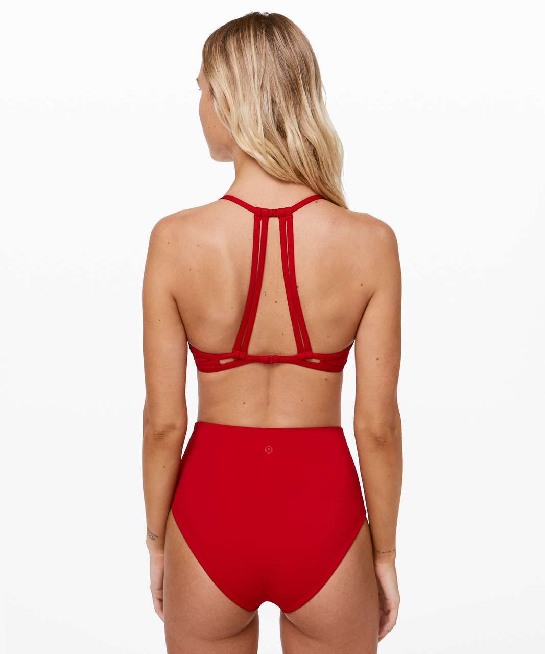 Lululemon See The Sea Swim Top - Dark Red