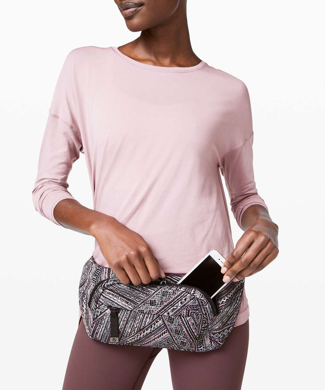 Lululemon On the Beat Belt Bag *Sherpa - Heathered Magma - lulu fanatics