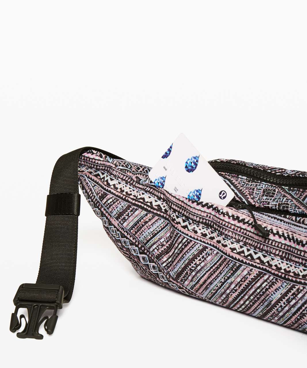 Lululemon On The Beat Belt Bag *4.5L - Tribal Pace White Black - lulu ...