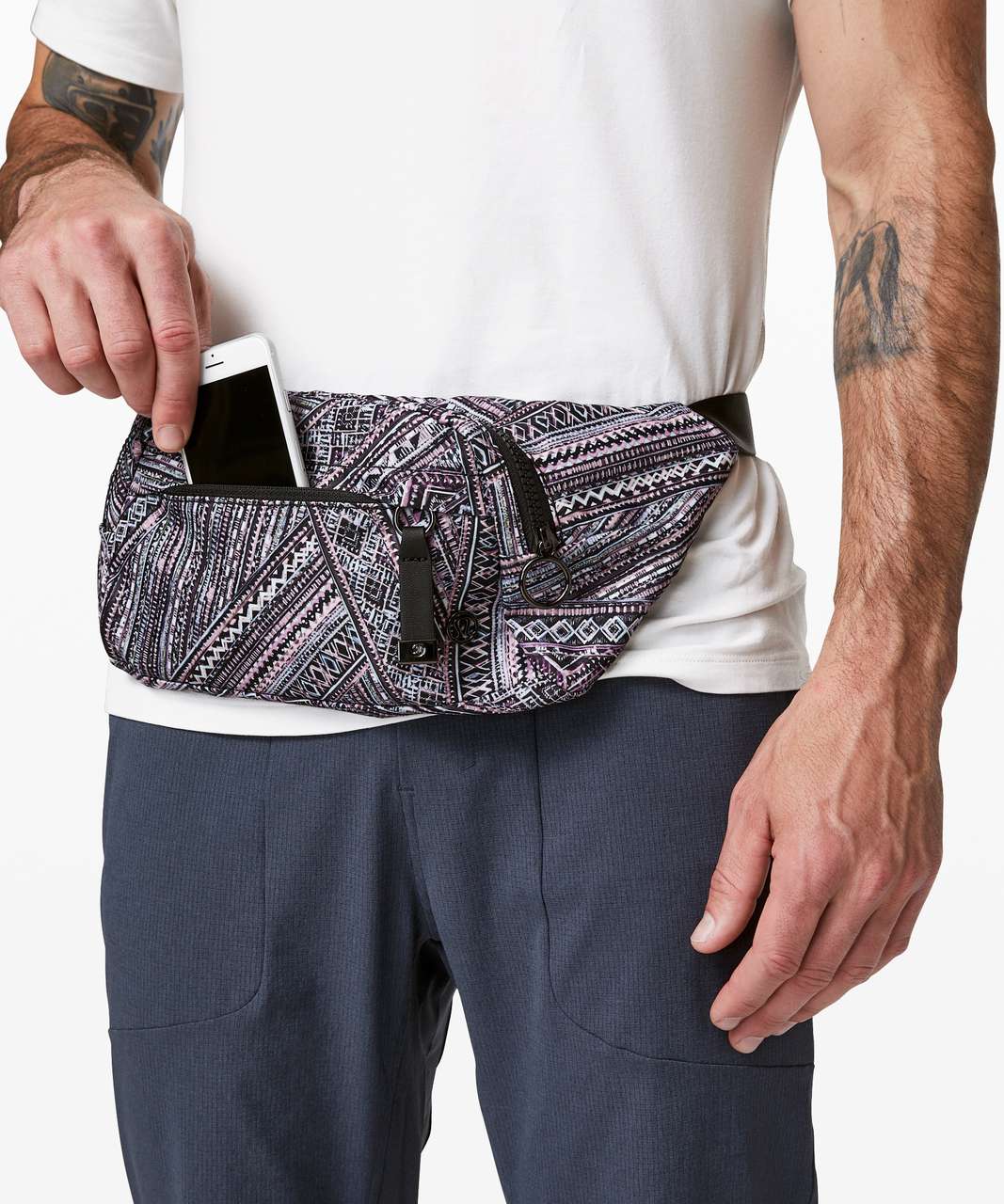 Lululemon On the Beat Belt Bag *Sherpa - Heathered Magma - lulu fanatics