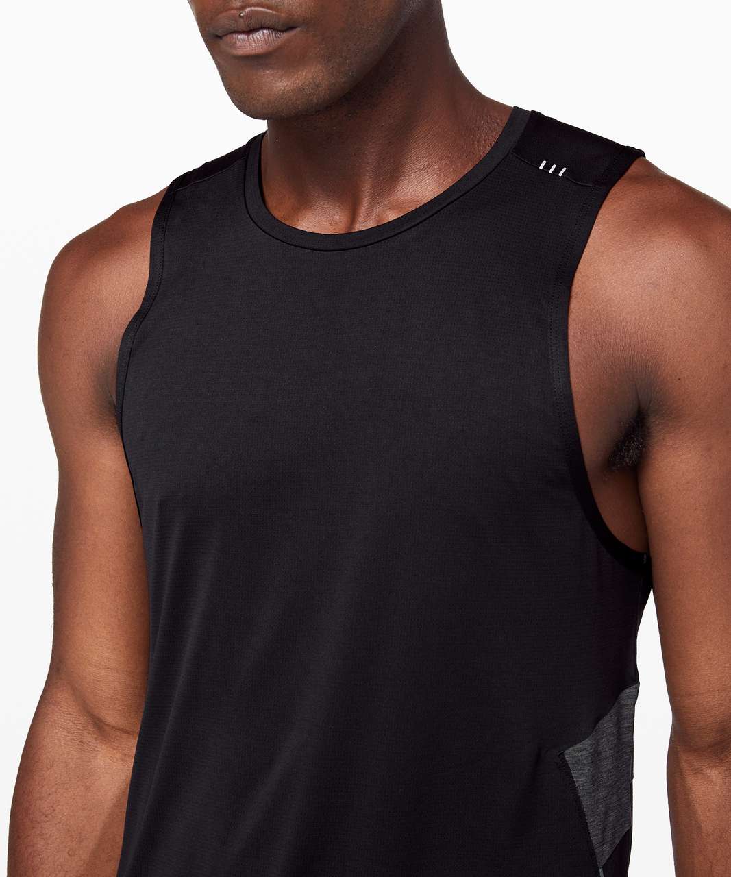 Lululemon Fast and Free Tank - Black / Heathered Obsidian (First ...