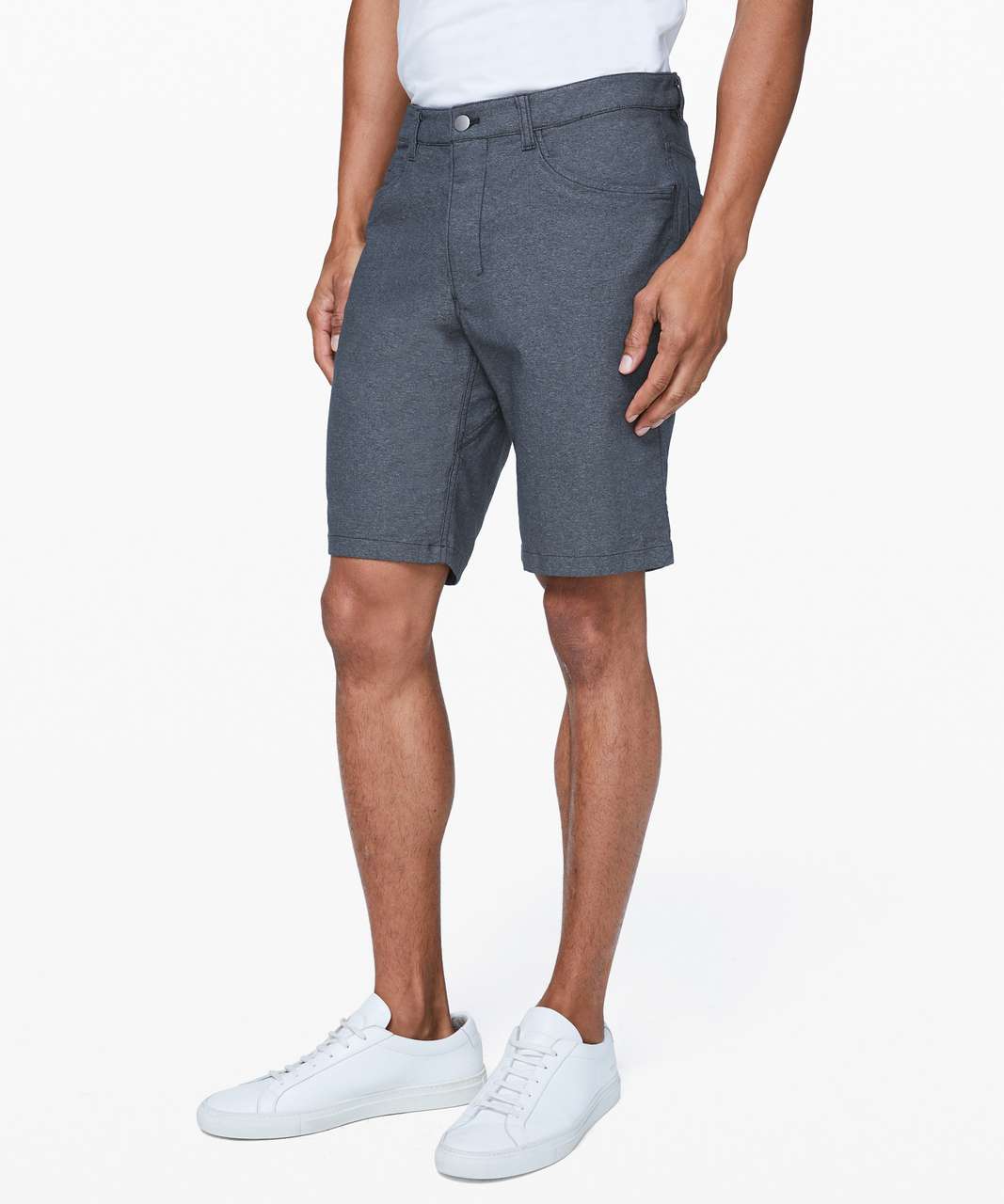 Lululemon ABC Slim Short 9" *Tech Canvas - Heathered Deep Navy