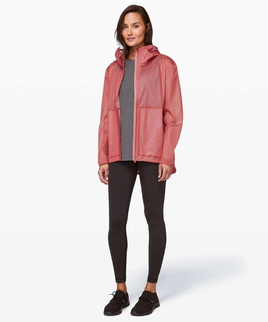 Lululemon Athletic Sheer Joy Full Zip Jacket Spanish Oak Women's