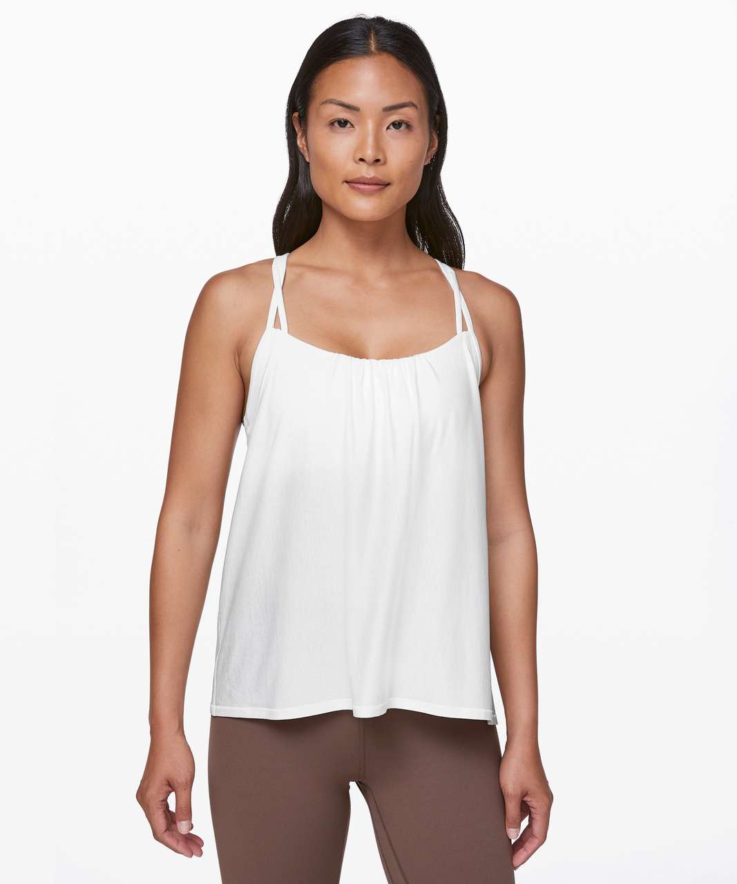 Lululemon Flow Y 2-in-1 Tank - White