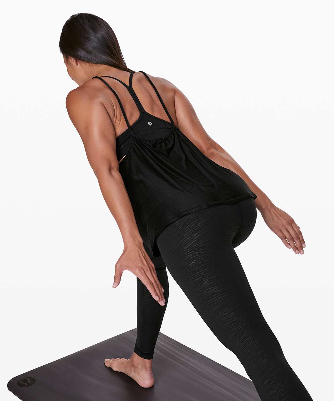 Lululemon Flow Y 2-in-1 Tank - Black