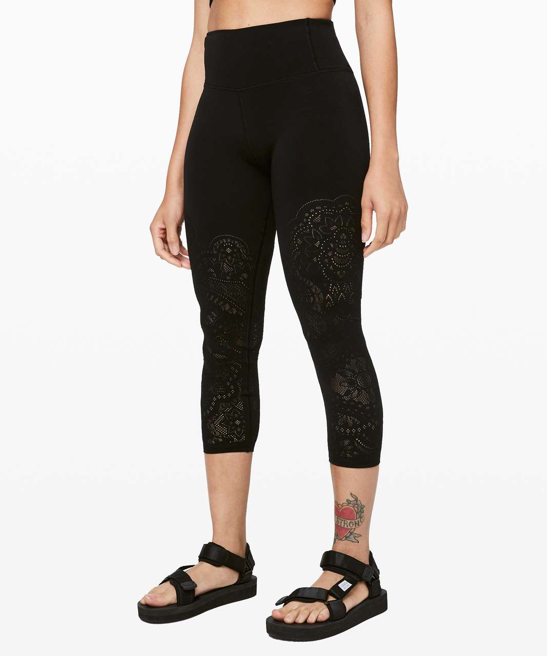 Lululemon Reveal Tight *Zen Expression - Solar Grey - lulu fanatics