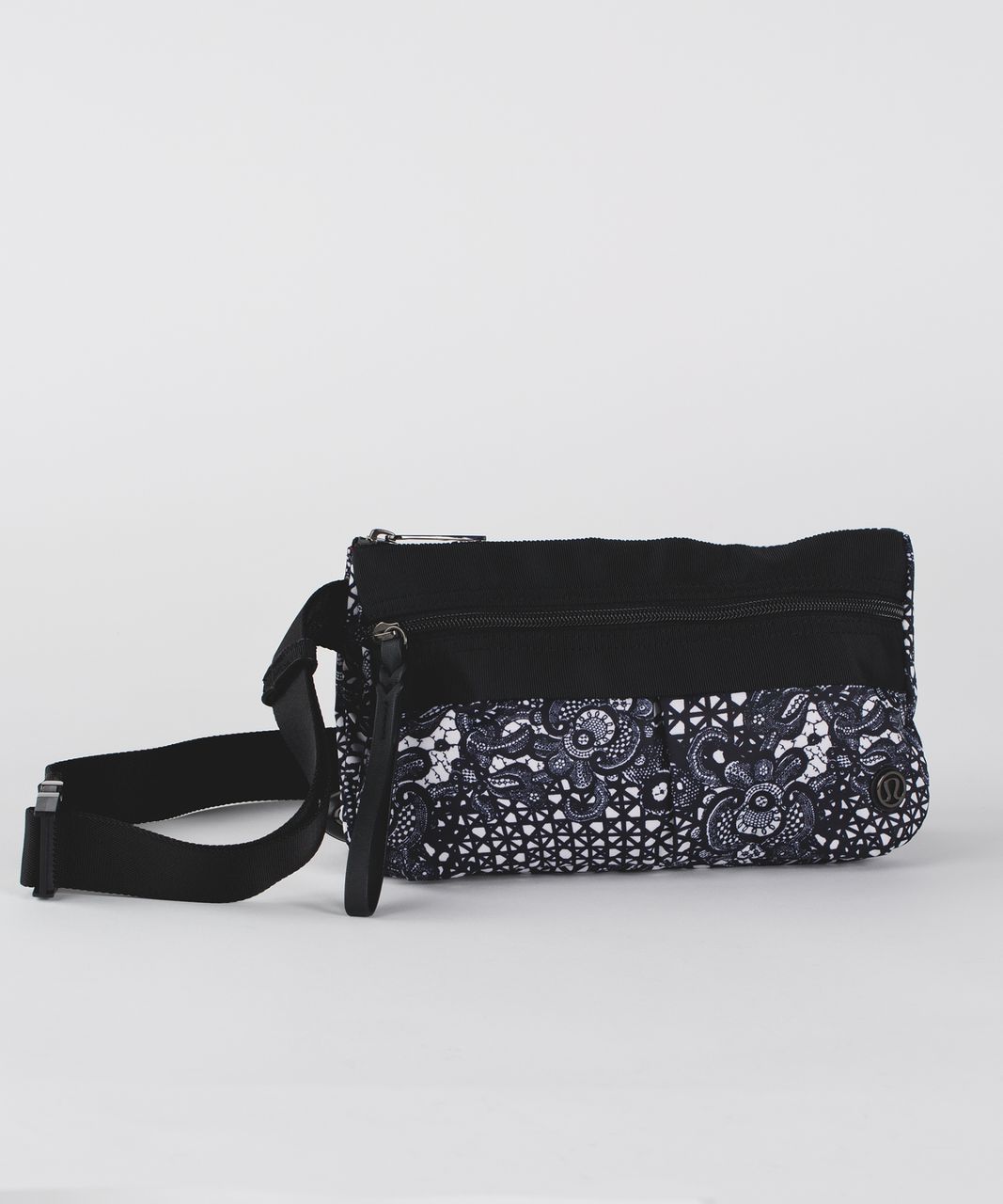 Lululemon Free Spirit Bag - Pretty Lace White Black