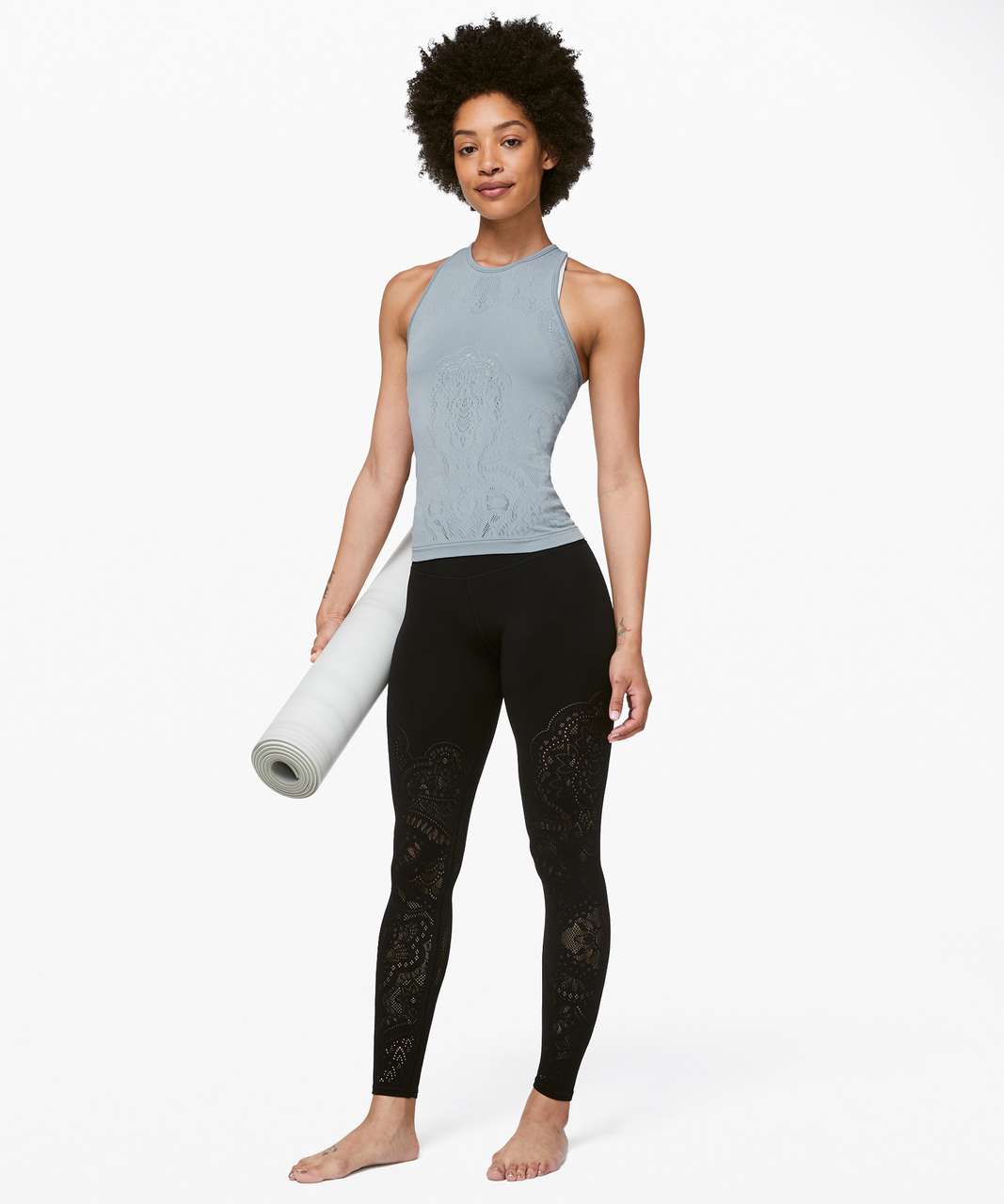 Lululemon Reveal Tank *Zen Expression - Chambray - lulu fanatics