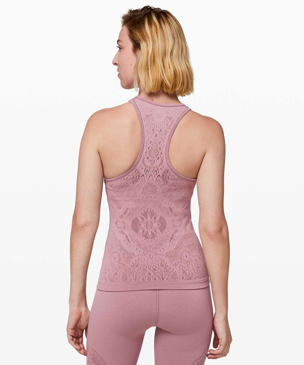 Lululemon Reveal Tank *Zen Expression - Vintage Mauve