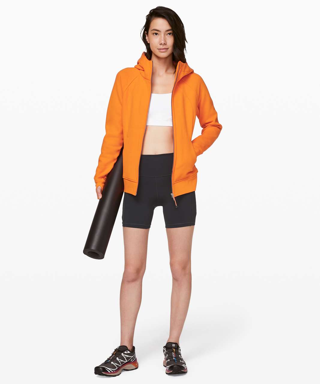 Lululemon Scuba Hoodie *light Cotton Fleece In Orange | ModeSens