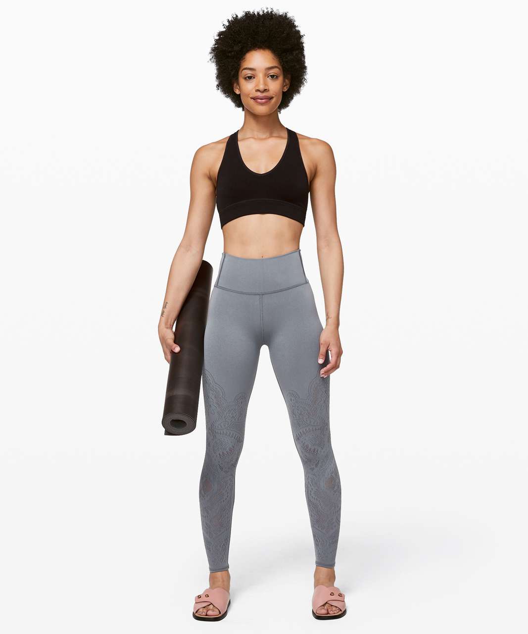 lululemon athletica, Pants & Jumpsuits, Lululemon Reveal Zen Tight  Leggings Gray 4