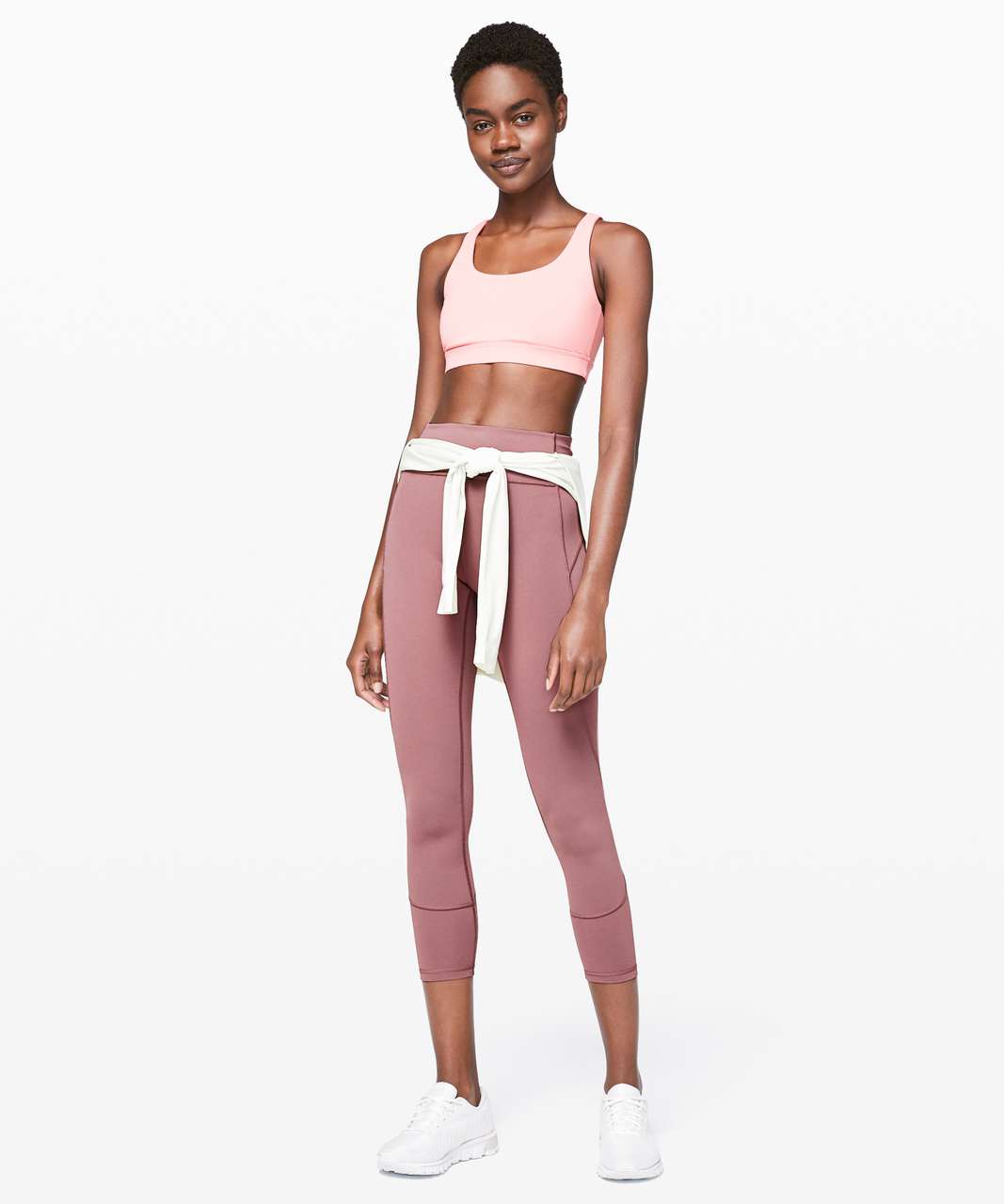 Lululemon In Movement Crop *Everlux 19 Red Bronzer, SIZE: 6