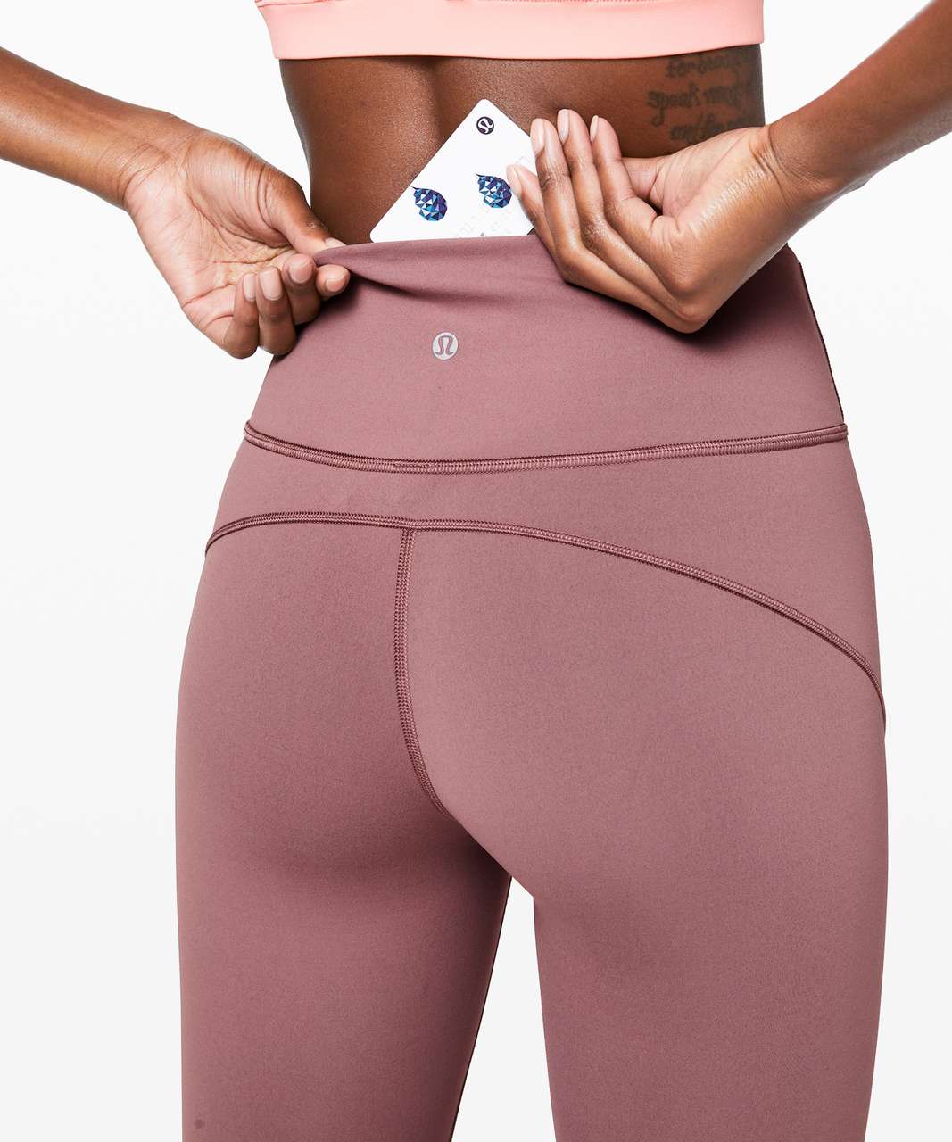 Lululemon In Movement Tight 25" *Everlux - Red Dust