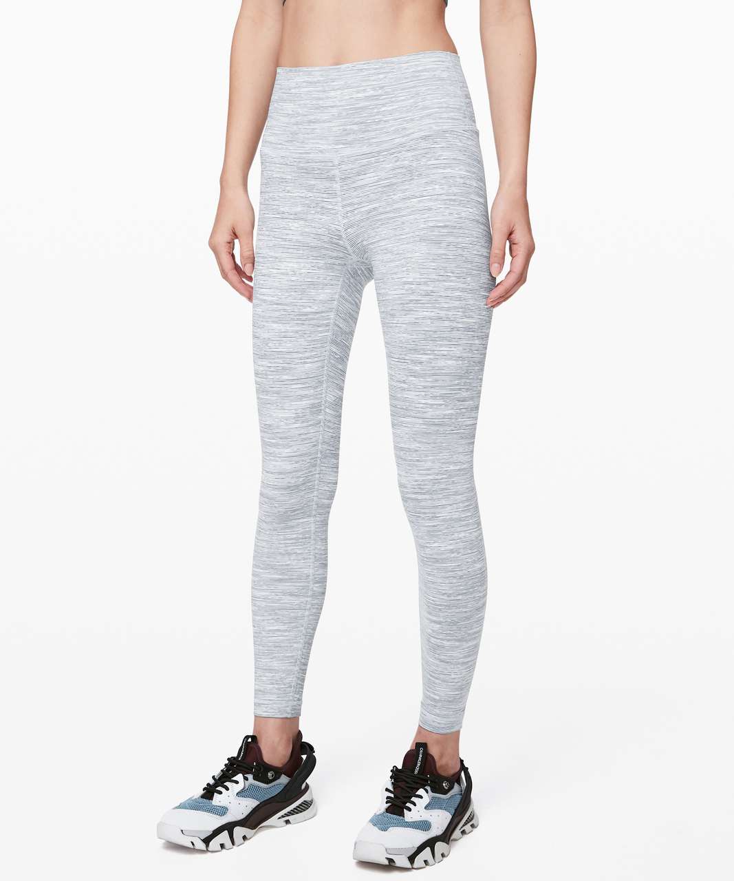 Lululemon Wunder Under High-Rise Tight 25" *Luxtreme - Wee Are From Space Sheer Blue Chambray